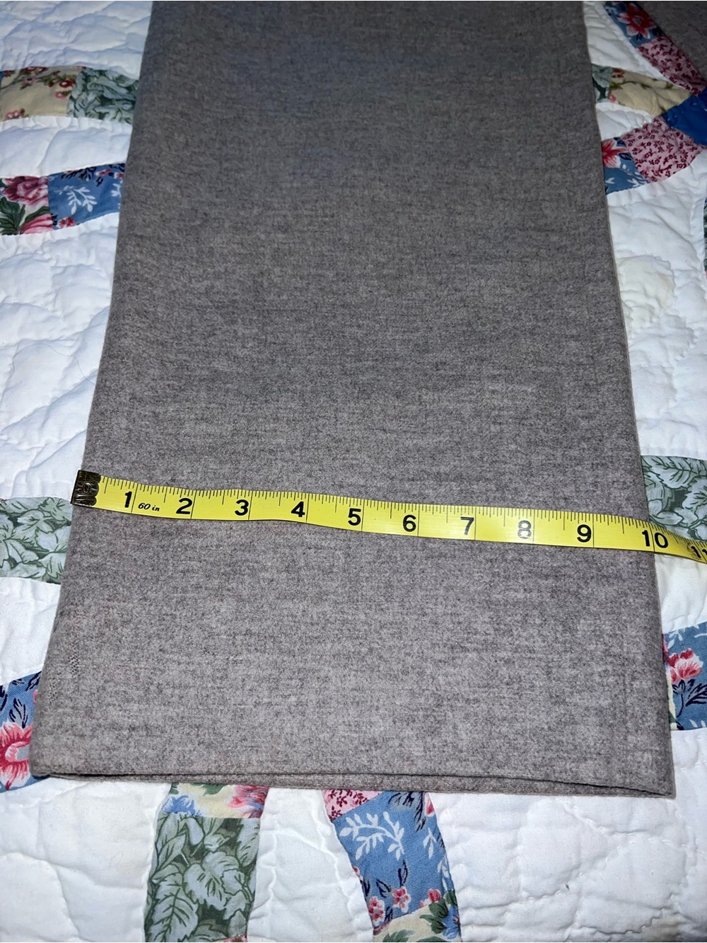 J. Crew Wool Cashmere Blend Sailor Pants Grey Wide Leg High Rise Side Button 8 - Picture 6 of 12